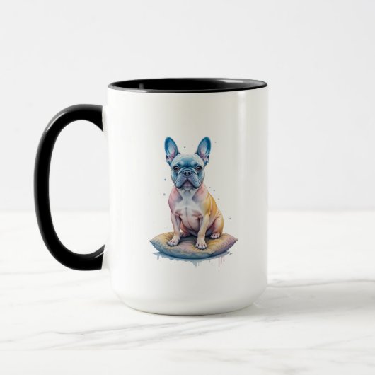 Bulldog Francés Colorido y Artístico  Tasse (Links)