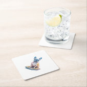 Bulldog Francés Colorido y Artístico Untersetzer (Vor Ort)