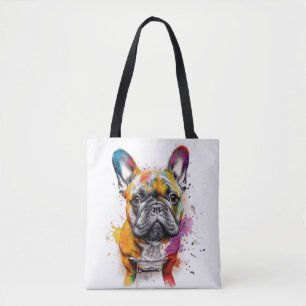 Bulldog francés lleno de estilo tasche