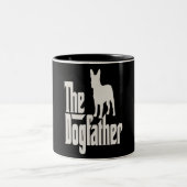 Bulldog| Franziskanerin Das Hundevater Zweifarbige Tasse (Mittel)