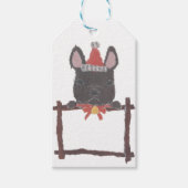 Bulldog, Französisch Geschenkanhänger (Vorderseite)