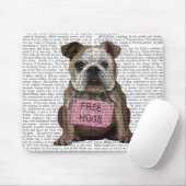 Bulldog-freie Hugs Mousepad (Mit Mouse)
