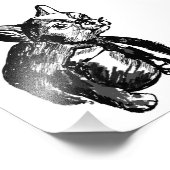 Bulldog French Buldog Foto Print (Ecke)