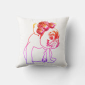 Bulldog French Buldog Puppy Sweet Dog Cushion Kissen (Rückseite)