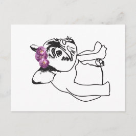 Bulldog French Buldog Puppy Sweet Hund Postkarte
