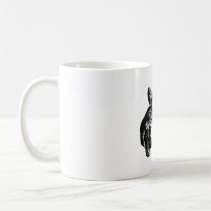 Bulldog French Buldog zeichne weiße Tasse