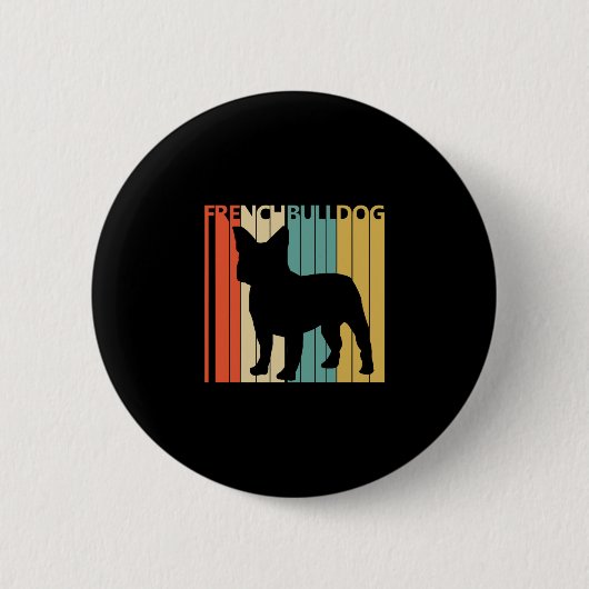Bulldog Frenchie Button (Vorderseite)