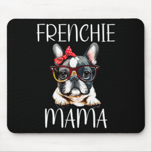 Bulldog Frenchie Mama Watercolor Dog Muttertag Mousepad