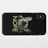 Bulldog| Frenchie Nope Geschenke Case-Mate iPhone Hülle (Rückseite (Horizontal))