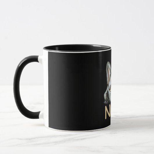 Bulldog| Frenchie Nope Geschenke Tasse (Links)