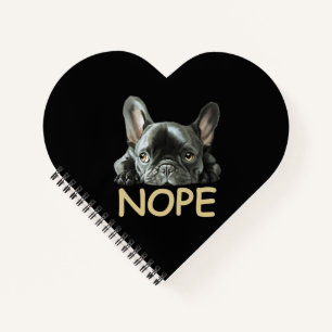 Bulldog Frenchie Nope Gifts Notizblock