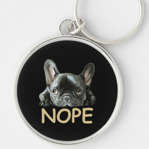 Bulldog Frenchie Nope Gifts Schlüsselanhänger
