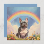 Bulldog Frenchie Rainbow Bridge Individuelle Name (Vorne/Hinten)