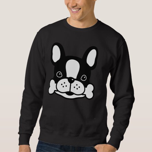 Bulldog Frenchie Sweatshirt (Vorderseite)