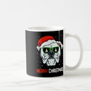 Bulldog Frohe Weihnachten Pajama Niedlich Hund Wei Kaffeetasse