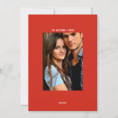 Bulldog Funny Christmas Feiertagskarte (Rückseite)