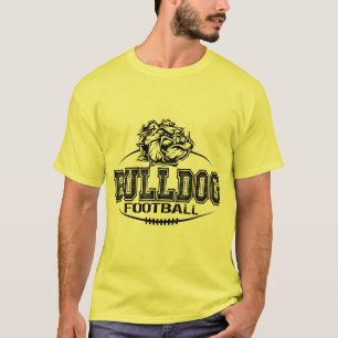 Bulldog-Fußball T-Shirt