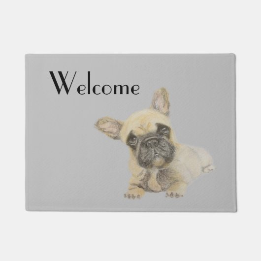 Bulldog fußmatte (Vorderseite)