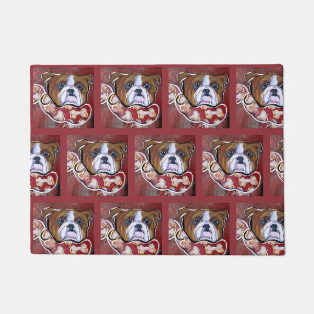 Bulldog Fußmatte (Vorderseite)