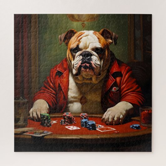 Bulldog Gambling Square Puzzle (Vertikal)