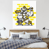 Bulldog Gang Leinwanddruck (Insitu (Schlafzimmer))