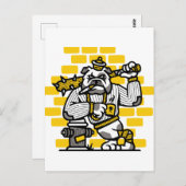 Bulldog Gang Postkarte (Vorne/Hinten)