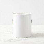 Bulldog-Geburtstagsfeier Kaffeetasse (Mittel)