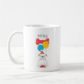 Bulldog-Geburtstagsfeier Kaffeetasse (Links)