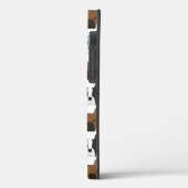 Bulldog Gemustert Case-Mate iPhone Hülle (Rückseite / Links)