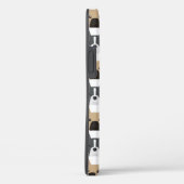 Bulldog Gemustert Case-Mate iPhone Hülle (Rückseite / Rechts)