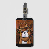 Bulldog Gepäckanhänger (Vorderseite Vertikal)