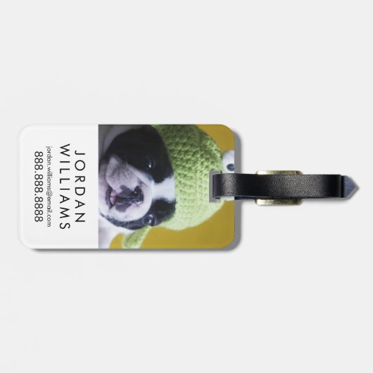 Bulldog Gepäckanhänger (Rückseite horizontal)