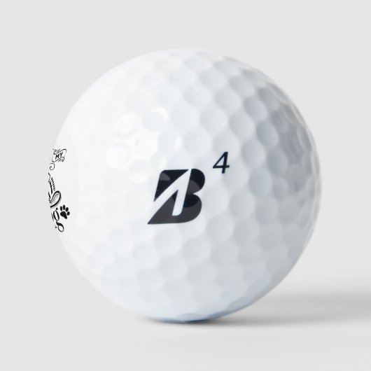 Bulldog-Geschenk Golfball (Logo)