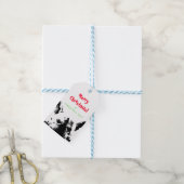 Bulldog Geschenkanhänger (Mit Garn)