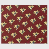 Bulldog Geschenkpapier (Flach)