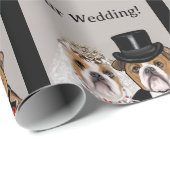 Bulldog Geschenkpapier (Rolleneckpunkt)
