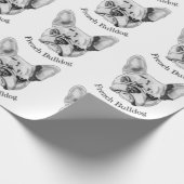 Bulldog Geschenkpapier (Ecke)