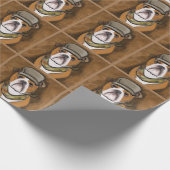 Bulldog Geschenkpapier (Ecke)