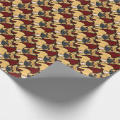 Bulldog Geschenkpapier (Ecke)
