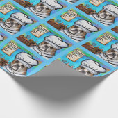 Bulldog Geschenkpapier (Ecke)