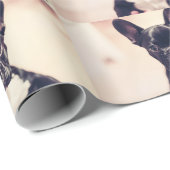 Bulldog Geschenkpapier (Rolleneckpunkt)