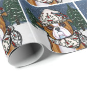 Bulldog Geschenkpapier (Rolleneckpunkt)