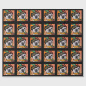 Bulldog Geschenkpapier (Flach)