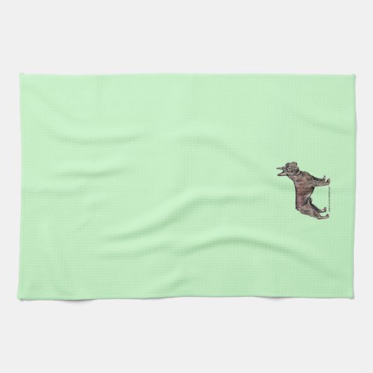Bulldog Geschirrtuch (Horizontal)