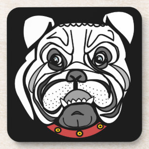 Bulldog Getränkeverpackung meine Haustiere Getränkeuntersetzer