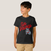 Bulldog Go Dawgs Girls Youth Teen Boys Kids Men Wo T-Shirt (Vorne ganz)