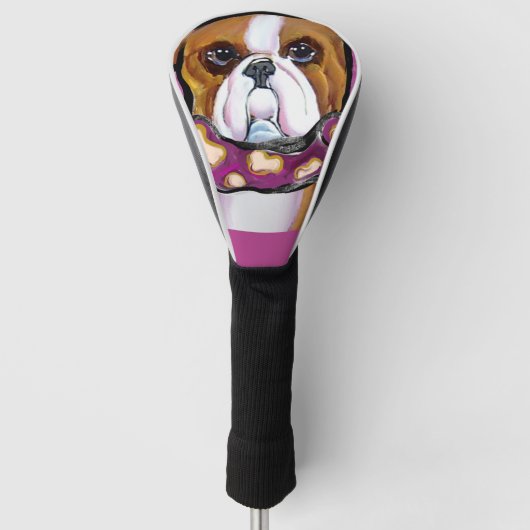 BULLDOG GOLF HEADCOVER (Vorderseite)