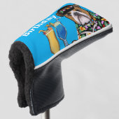 Bulldog Golf Headcover (3/4 Vorderseite)