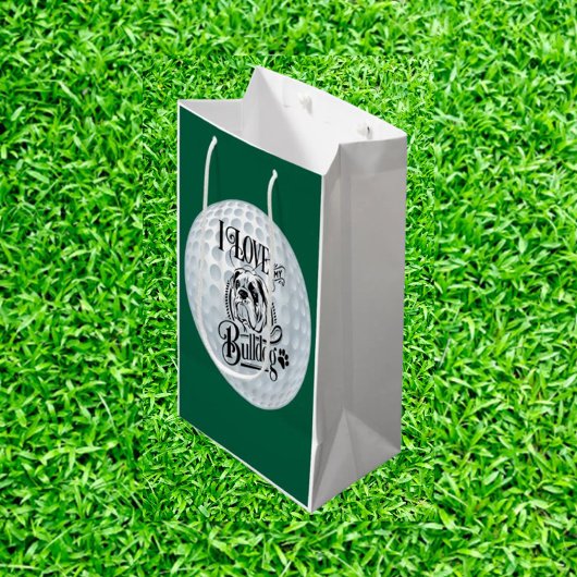 Bulldog Golf Mittlere Geschenktüte