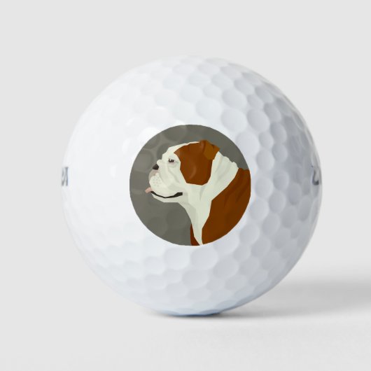 Bulldog Golfball (Vorderseite)
